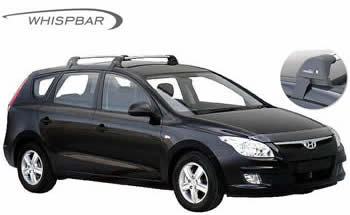 Hyundai i30 Wagon Yakima whispbar roof rack